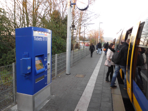 Foto: Trotz neuer Fahrkartenautomaten an den Stationen zwischen Osnabrck und Dissen knnen auch weiterhin im Haller Willem Tickets erworben werden.