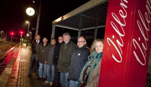 Wer mchte auf den Bahnhof aufpassen? Mgliche Bahnpaten trafen sich jetzt am Haller-Willem-Bahnhof in Wellendorf. Foto: Gert Westdrp 