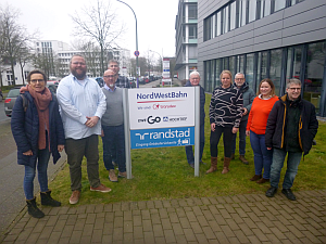 Foto: ber die Entwicklung des Haller Willem sprach die Initiative mit der Nordwestbahn.