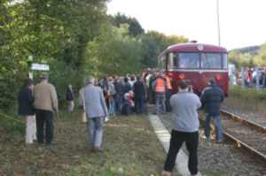 Groer Andrang zur Sonderfahrt  (Foto: E.-A. Haase)